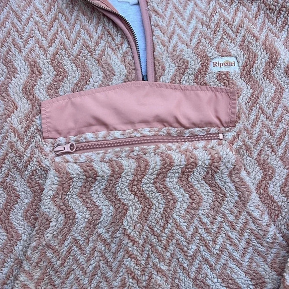 Rip Curl Drifter Polar Fleece, pink chevron - Picture 6 of 11